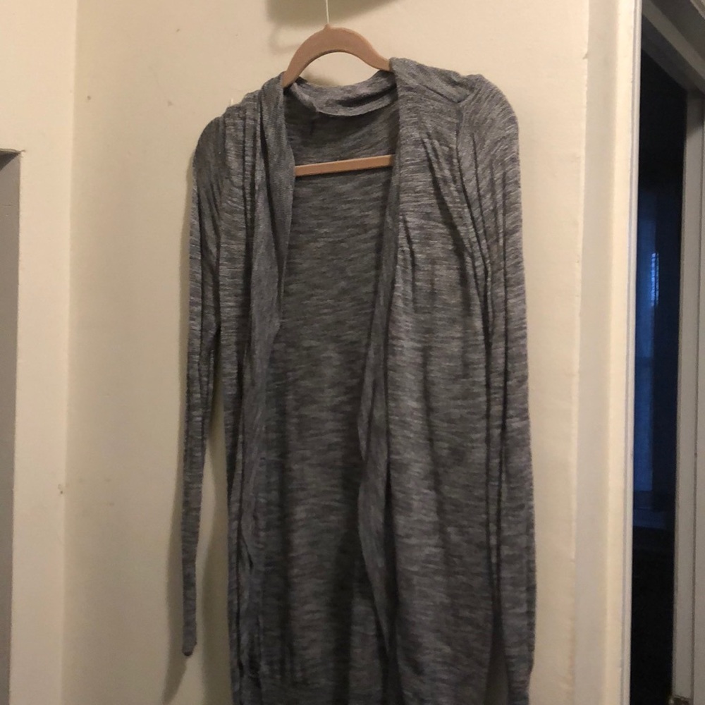 Grey cardigan